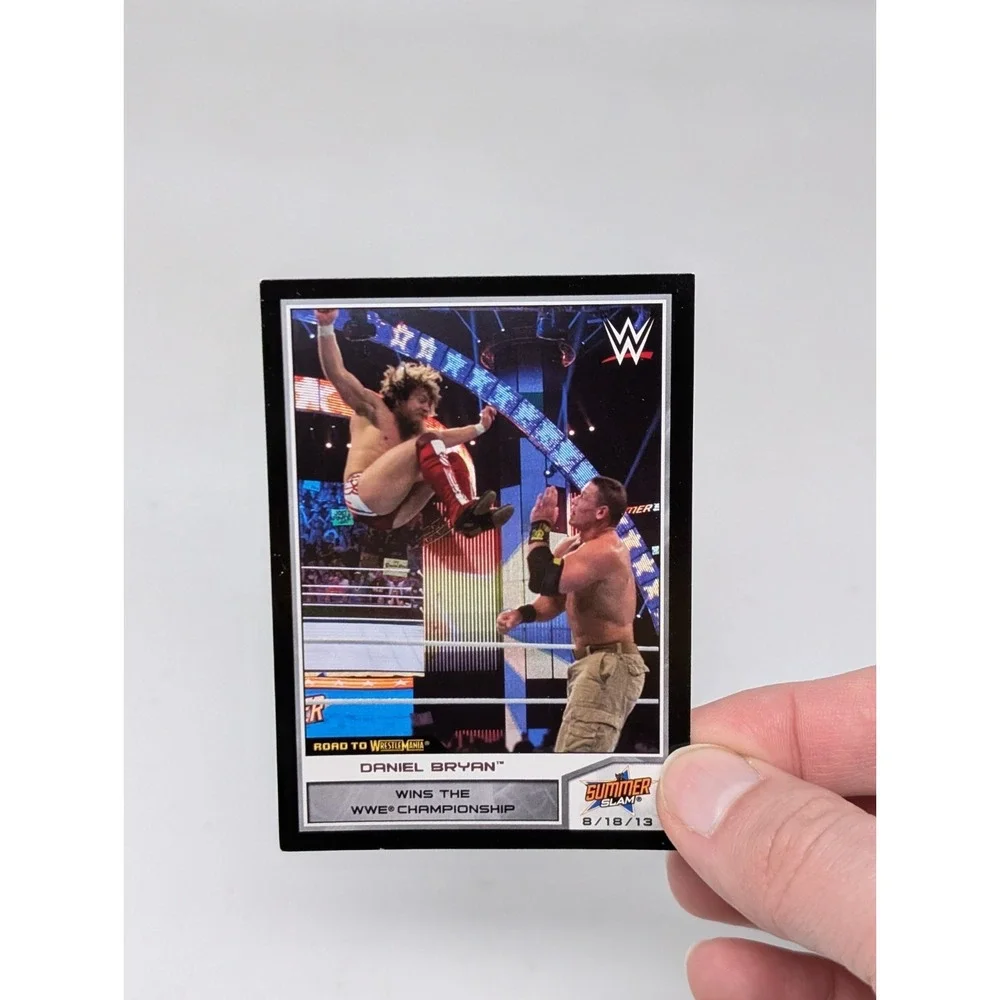 WWE Topps 2014 Daniel Bryan John Cena Road To Wrestlemania DVD Exclusive Card P3